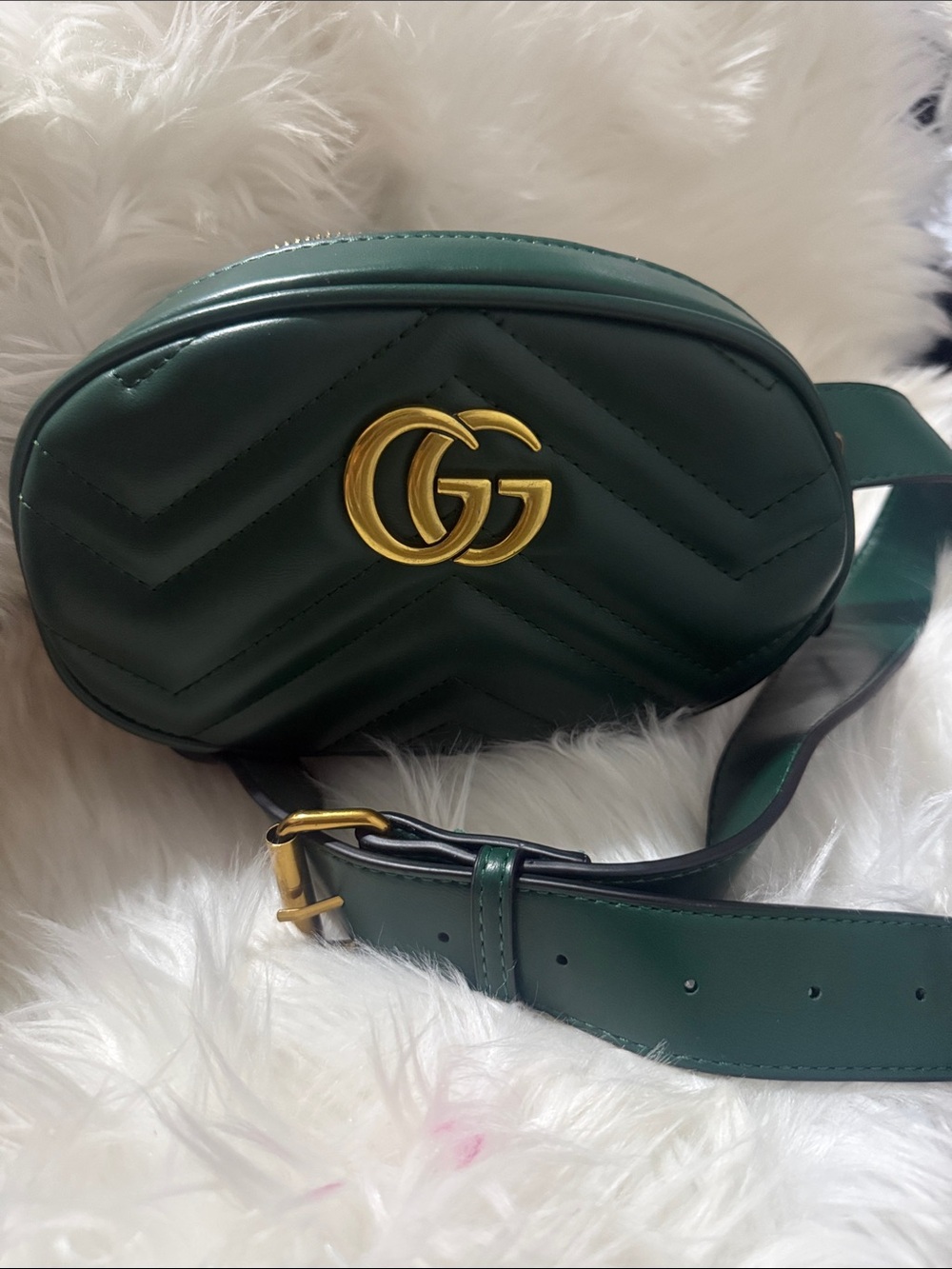 Hunter Green belt fanny pack, very stylish in trend - Picture 3 of 5